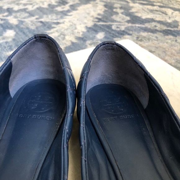 Tory Burch Quinn quilted ballet flat Navy - Picture 9 of 12